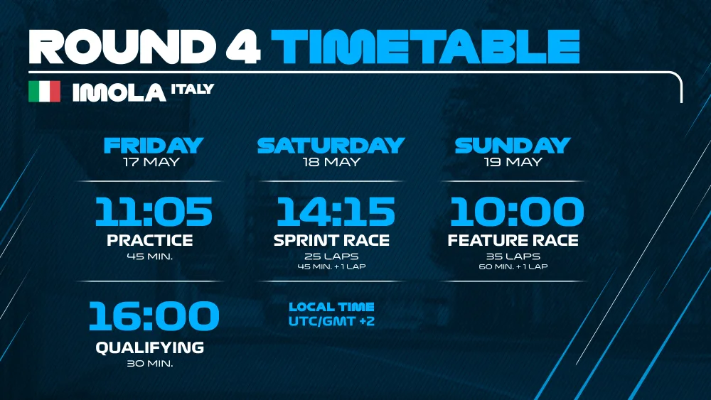 2024 F1 Emilia-Romagna GP Formula 2 timetable