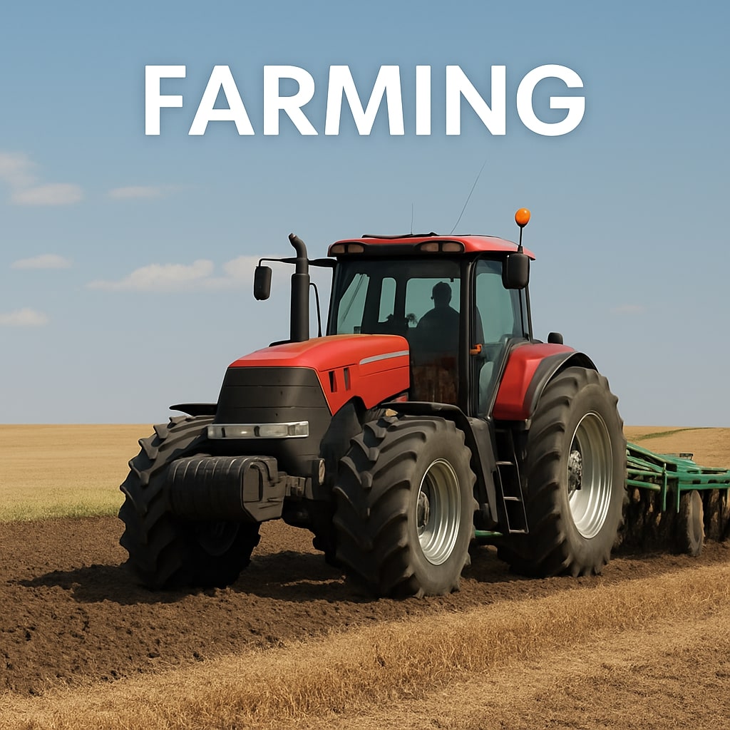Agricultural vehicles farming