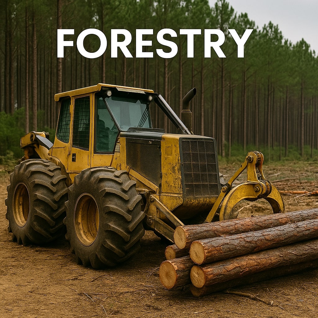 Agricultural vehicles forestry