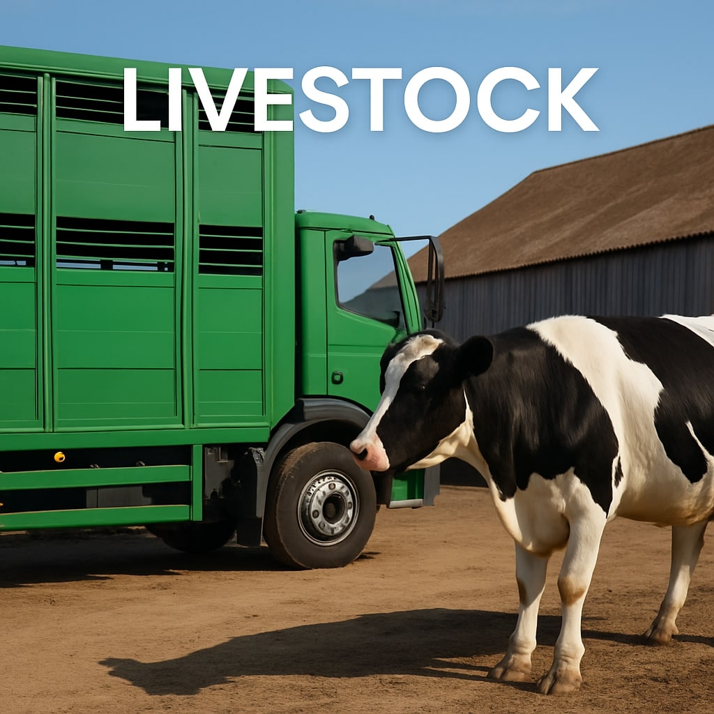 Agricultural vehicles livestock