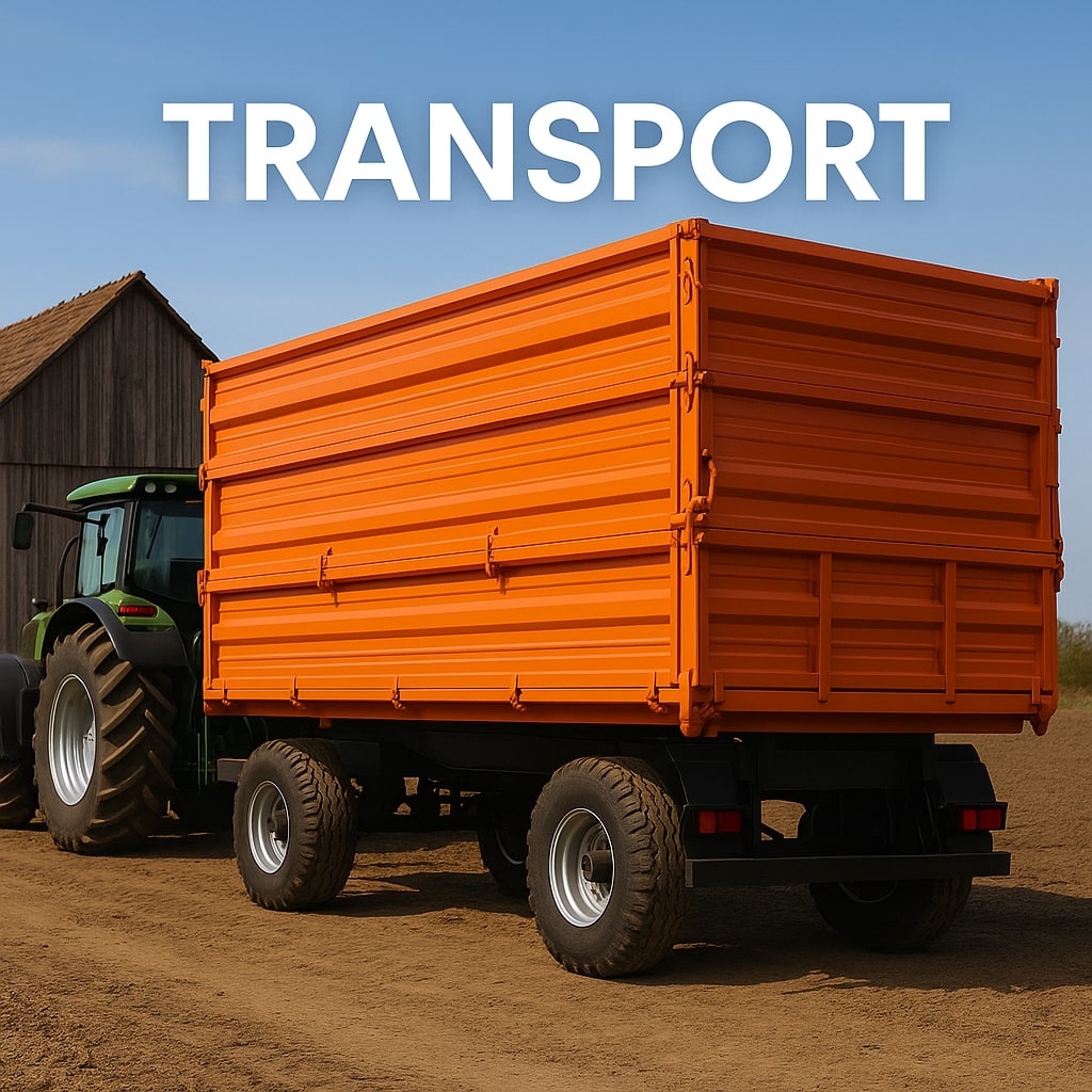 Agricultural vehicles transport