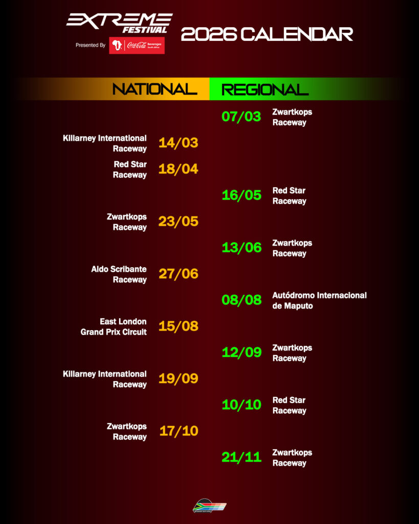 2026 Extreme Festival Tour calendar 1