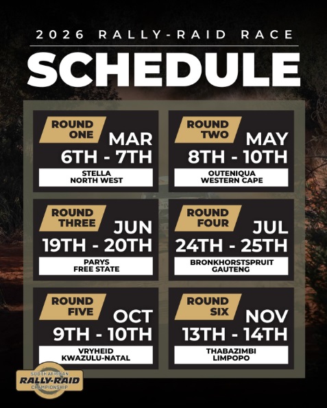 2026 SARRC calendar