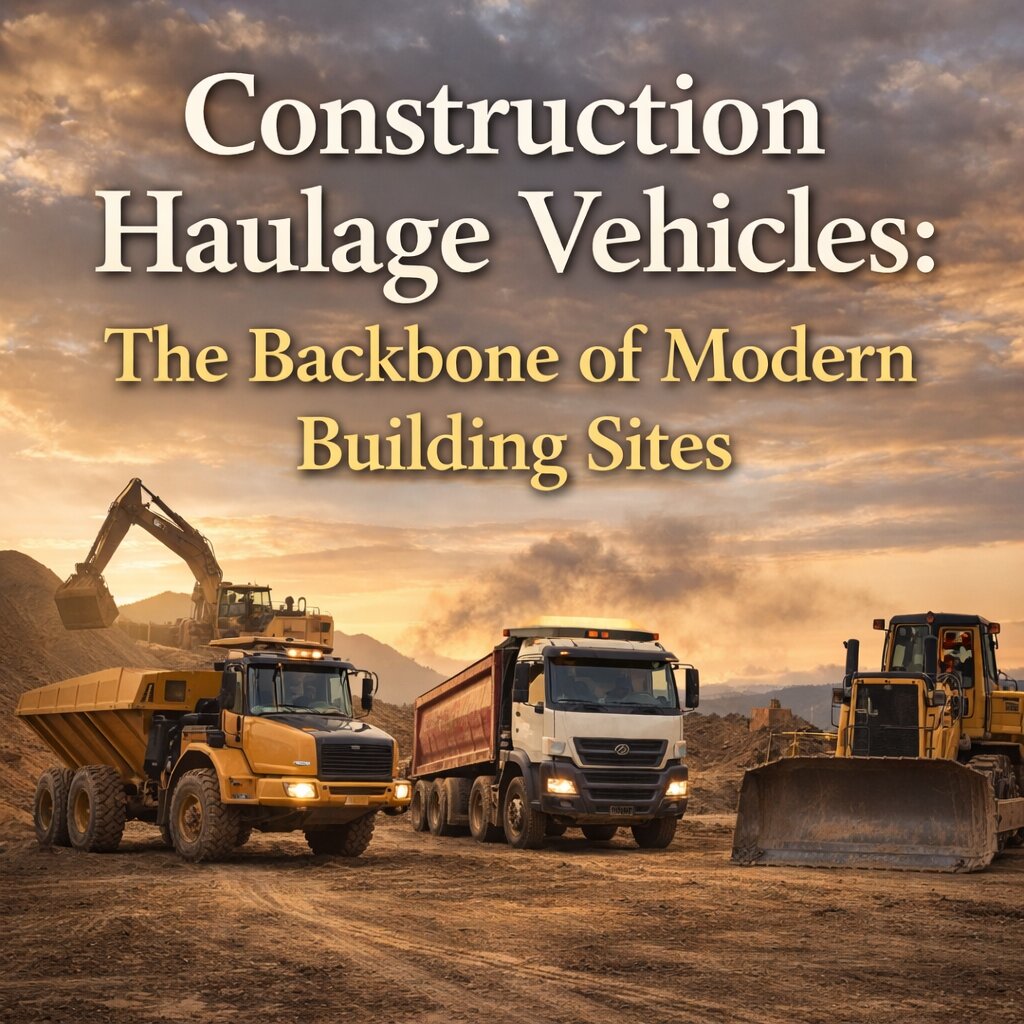 Construction haulage vehicles