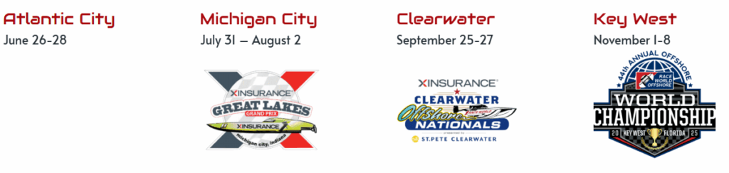 2026 Race World Offshore calendar