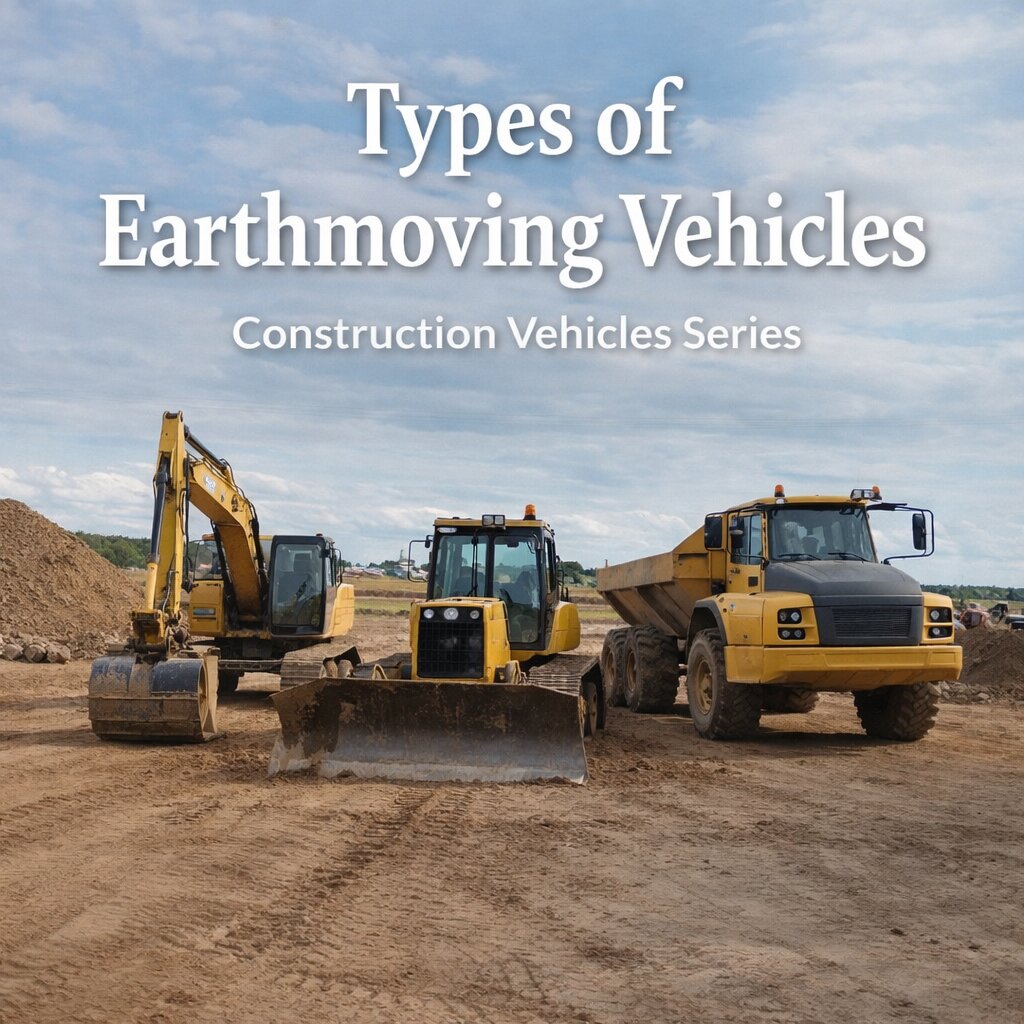 types of earthmoving vehicles