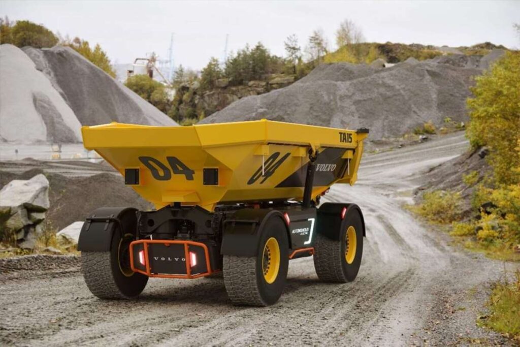 Autonomous construction vehicles
