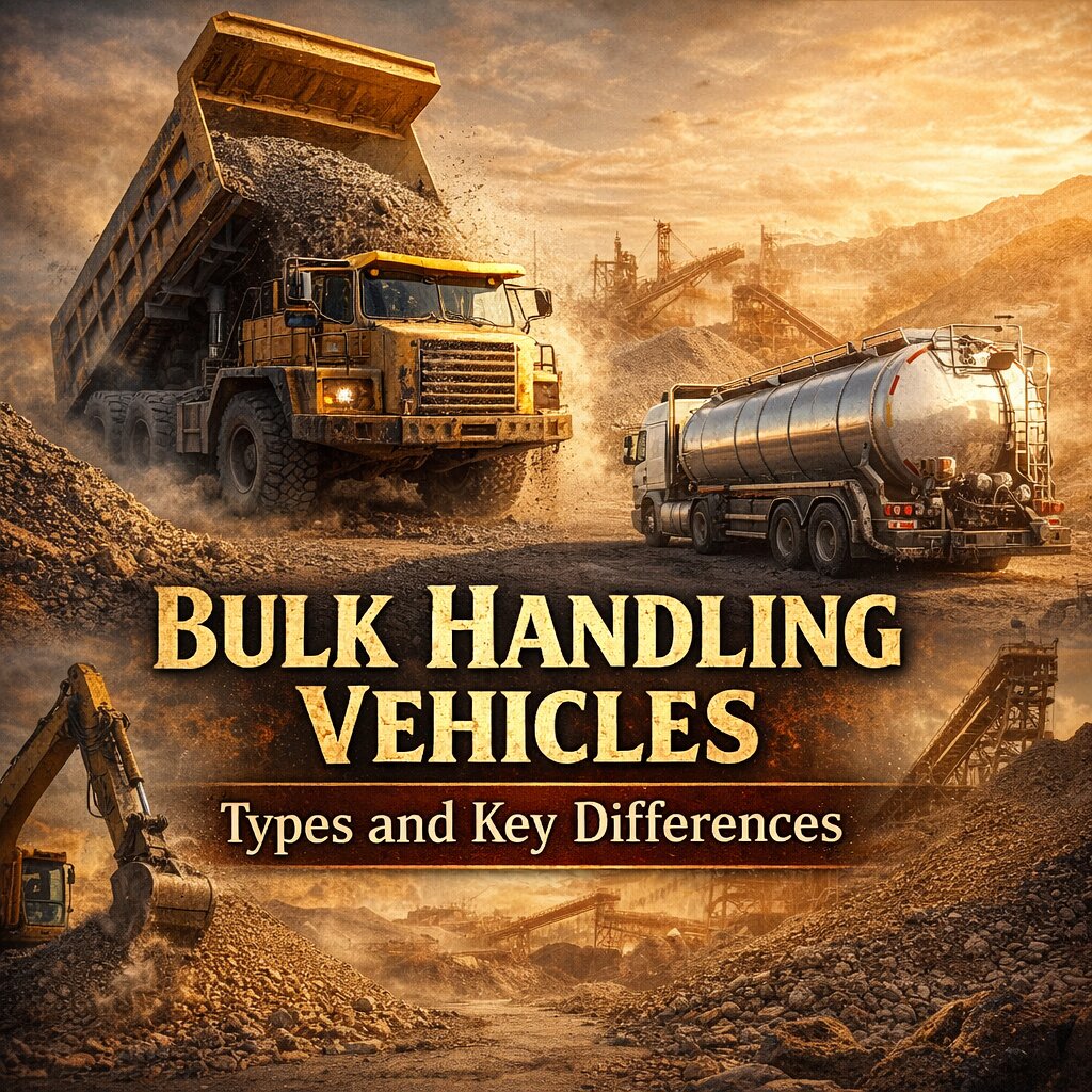 Bulk handling vehicles