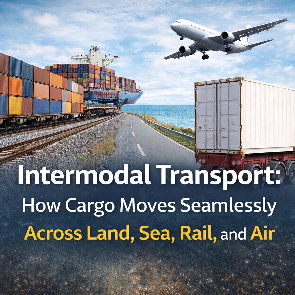 How intermodal transport improves cargo logistics across multiple transport modes.