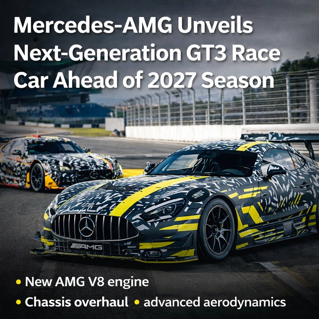 Mercedes-AMG Unveils Next-Generation GT3 Race Car Ahead of 2027 Season