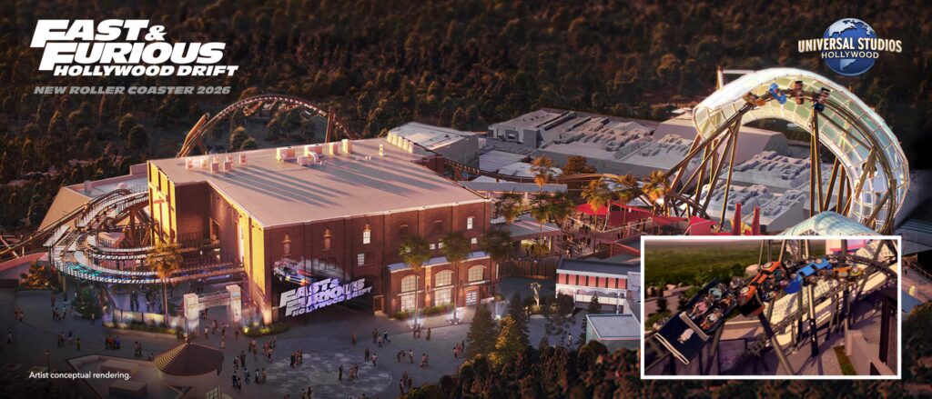 Universal reveals Fast & Furious roller coaster cars inspired by iconic movie vehicles 