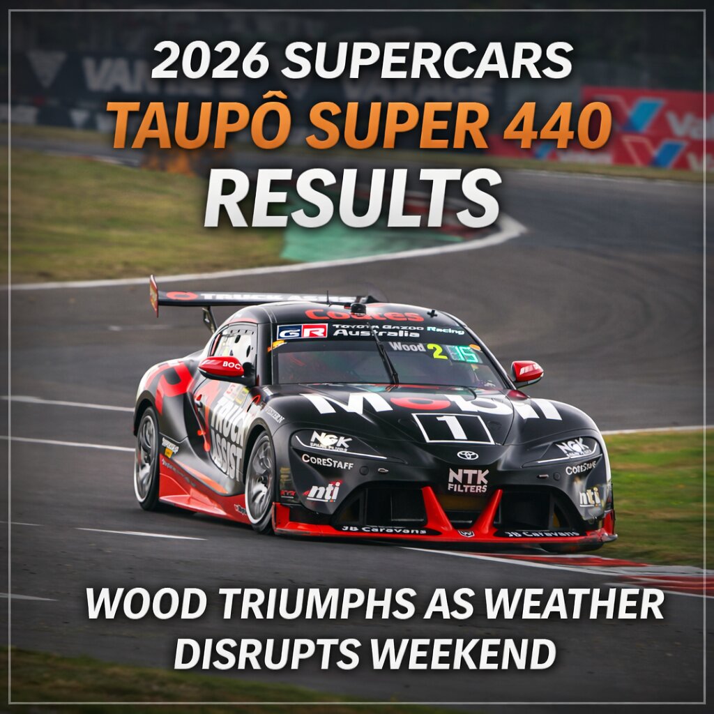 2026 Supercars Taupō Super 440 Results