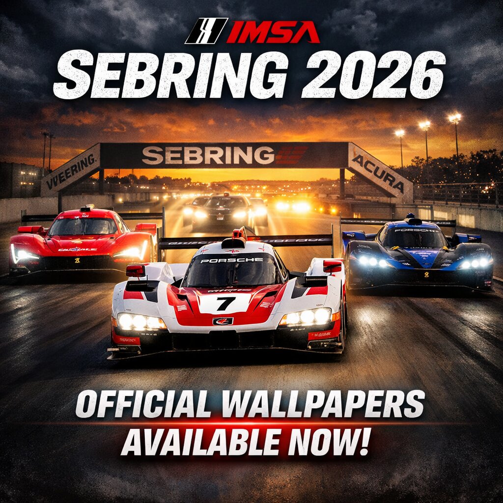 IMSA Releases 2026 Sebring Wallpapers After Porsche Penske Dominance