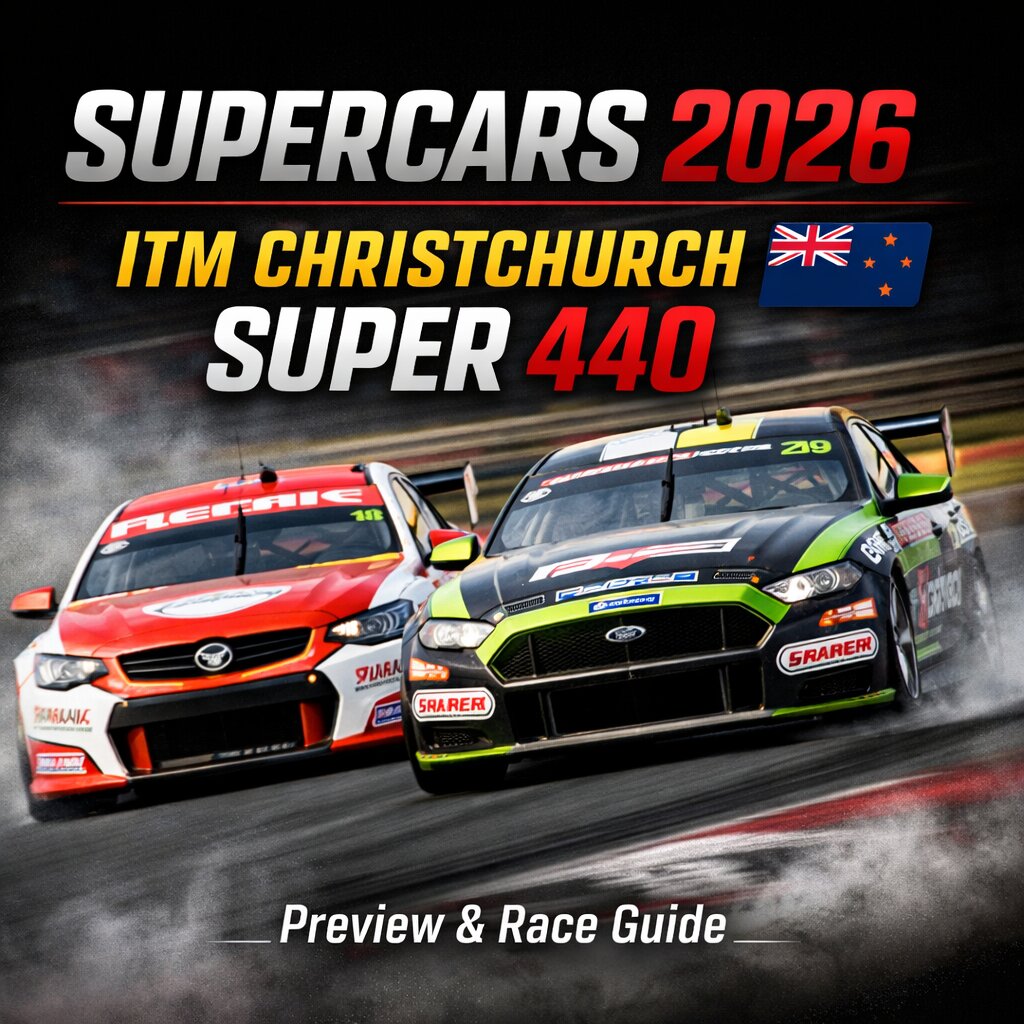 Supercars 2026 ITM Christchurch Super 440 Preview And Race Weekend Guide