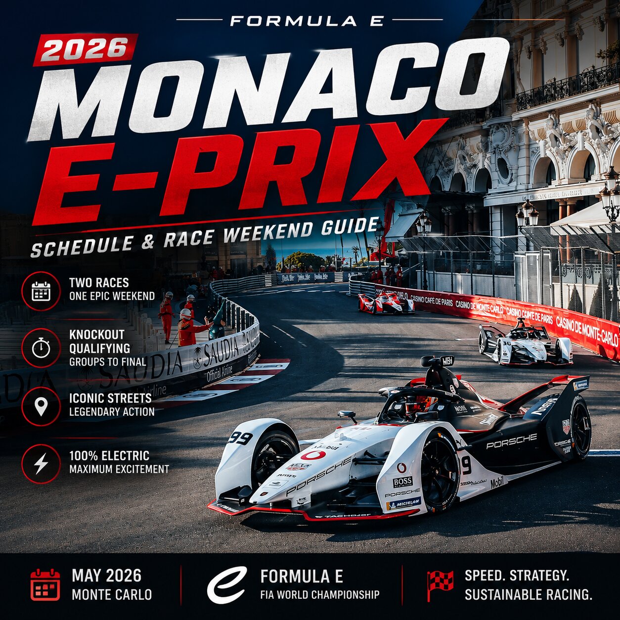 2026 Monaco E-Prix Schedule And Race Weekend Guide