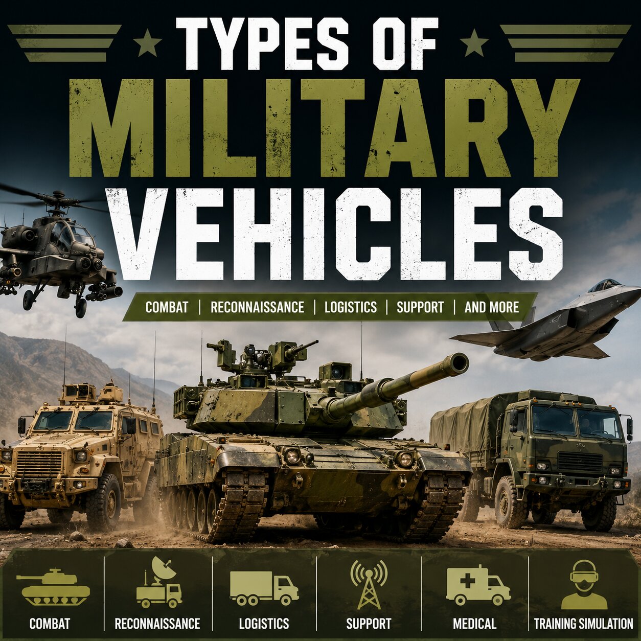 Types Of Military Vehicles