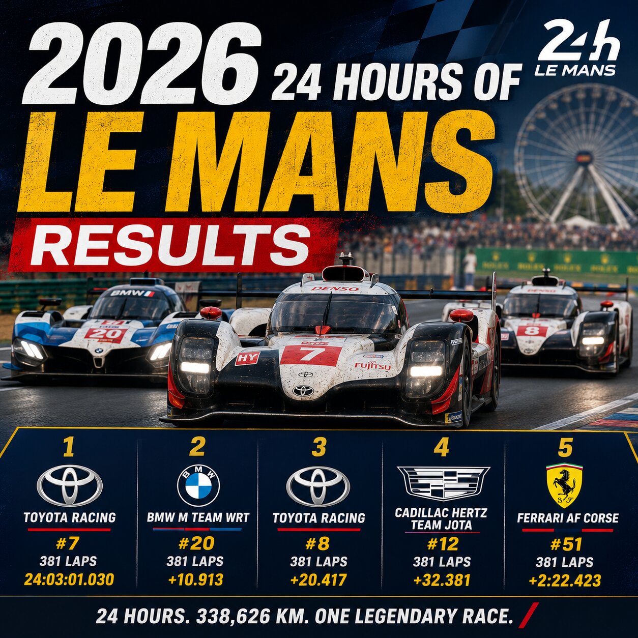 2026 24 Hours of Le Mans results