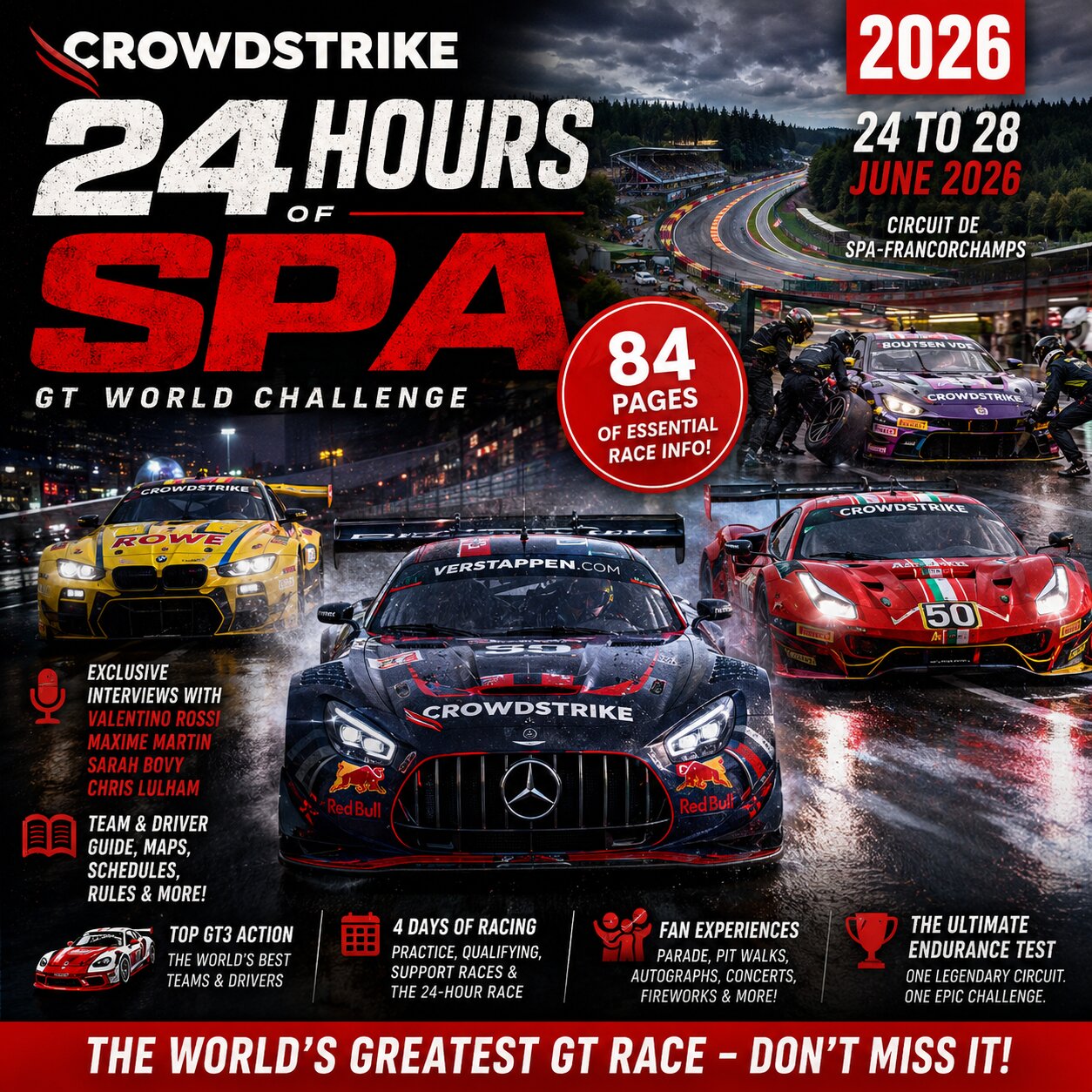 2026 CrowdStrike 24 Hours of Spa