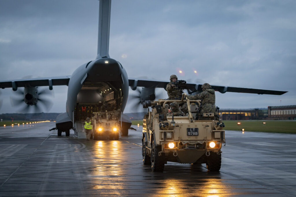 Military logistics vehicles 
