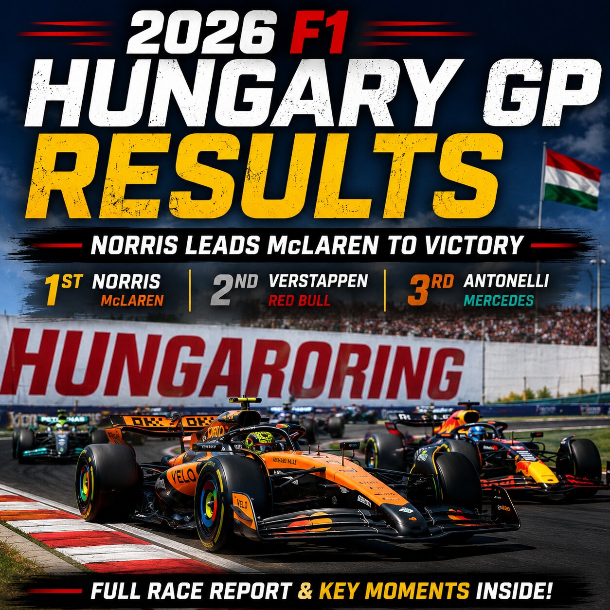 2026 F1 Hungary GP results