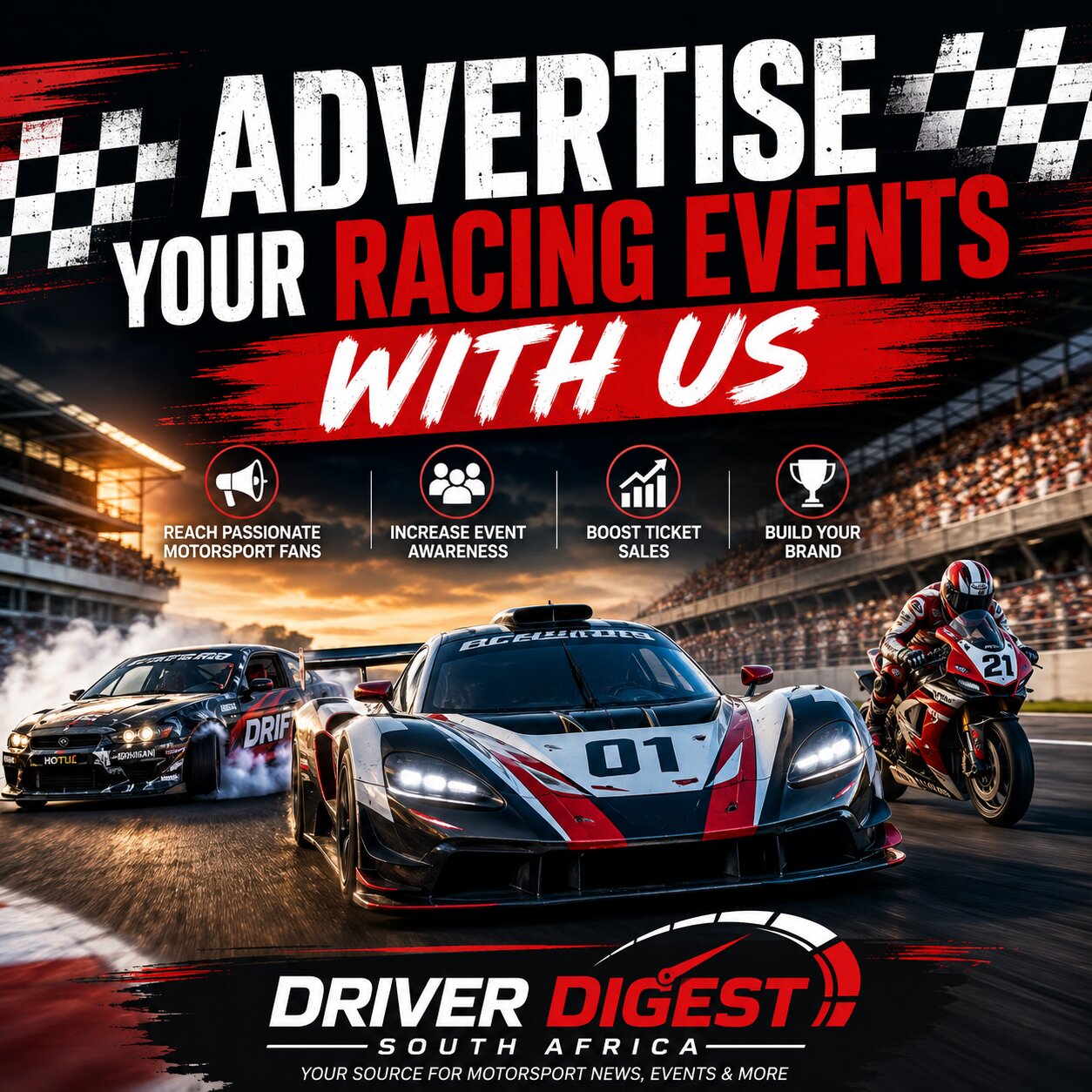 Advertise Your Racing Events With Us