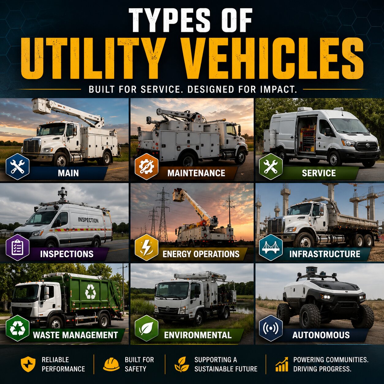 Types of Utility Vehicles Explained