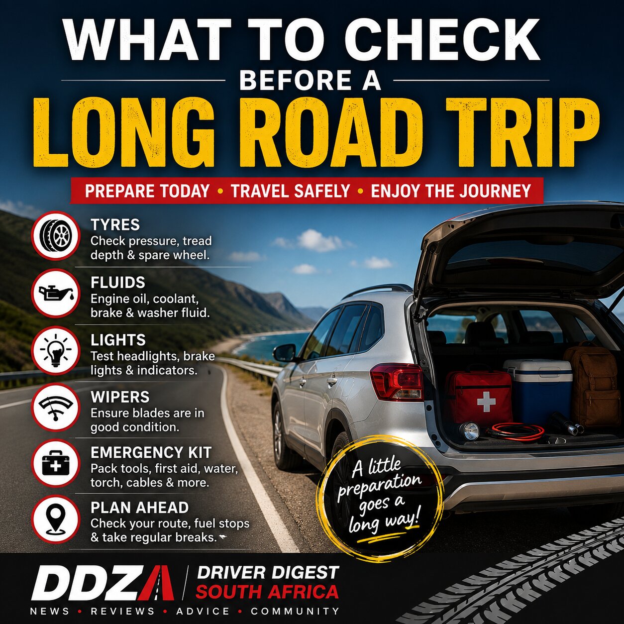 What to Check Before a Long Road Trip