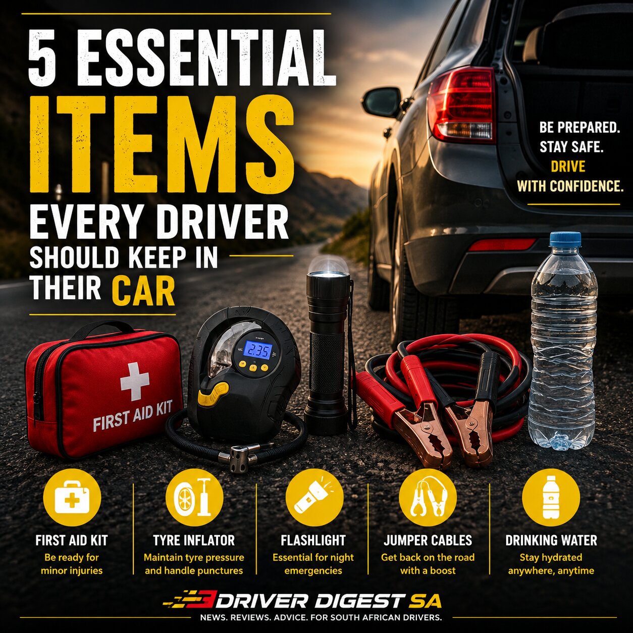 5 Essential Items Every Driver Should Keep in Their Car