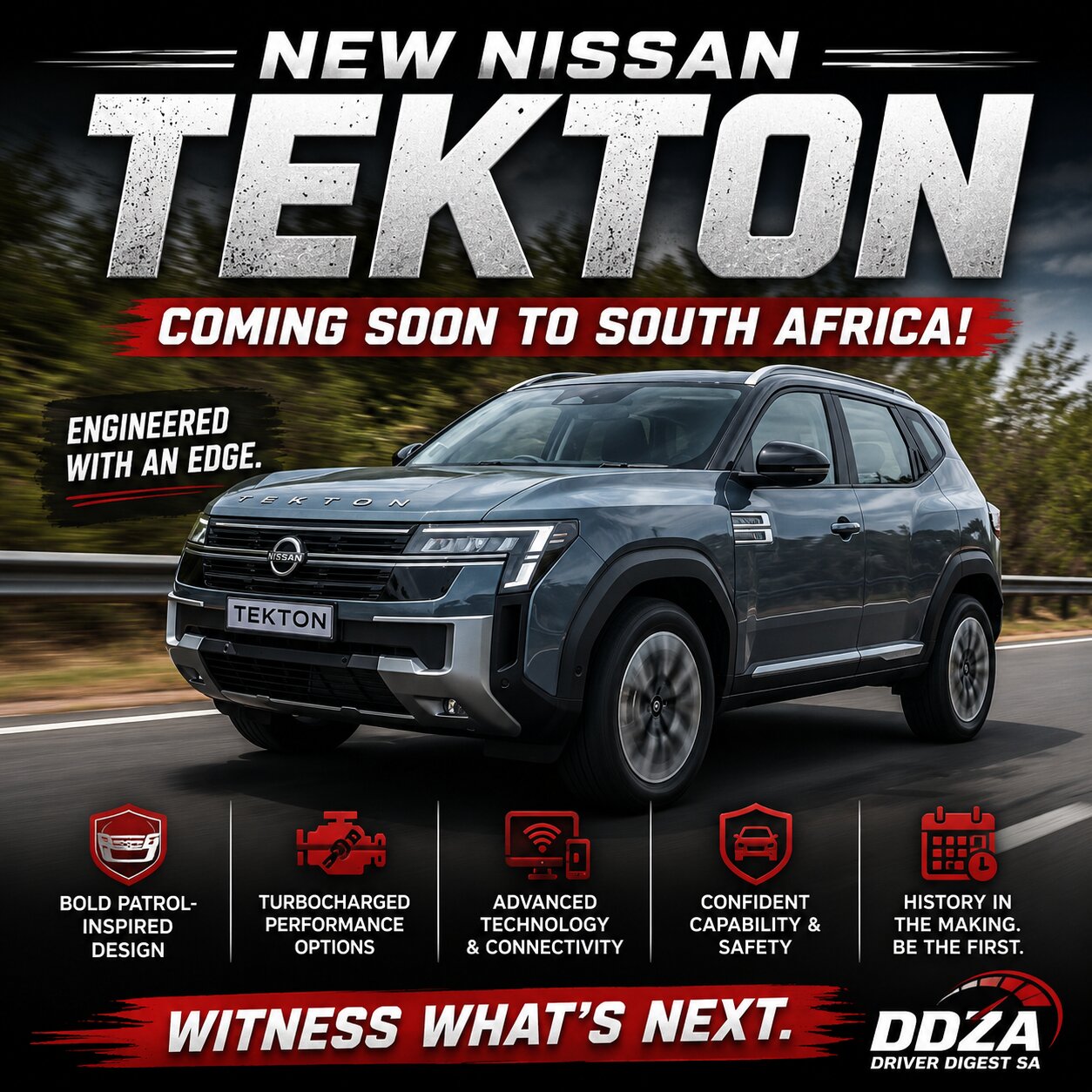 New Nissan Tekton Is Coming to South Africa