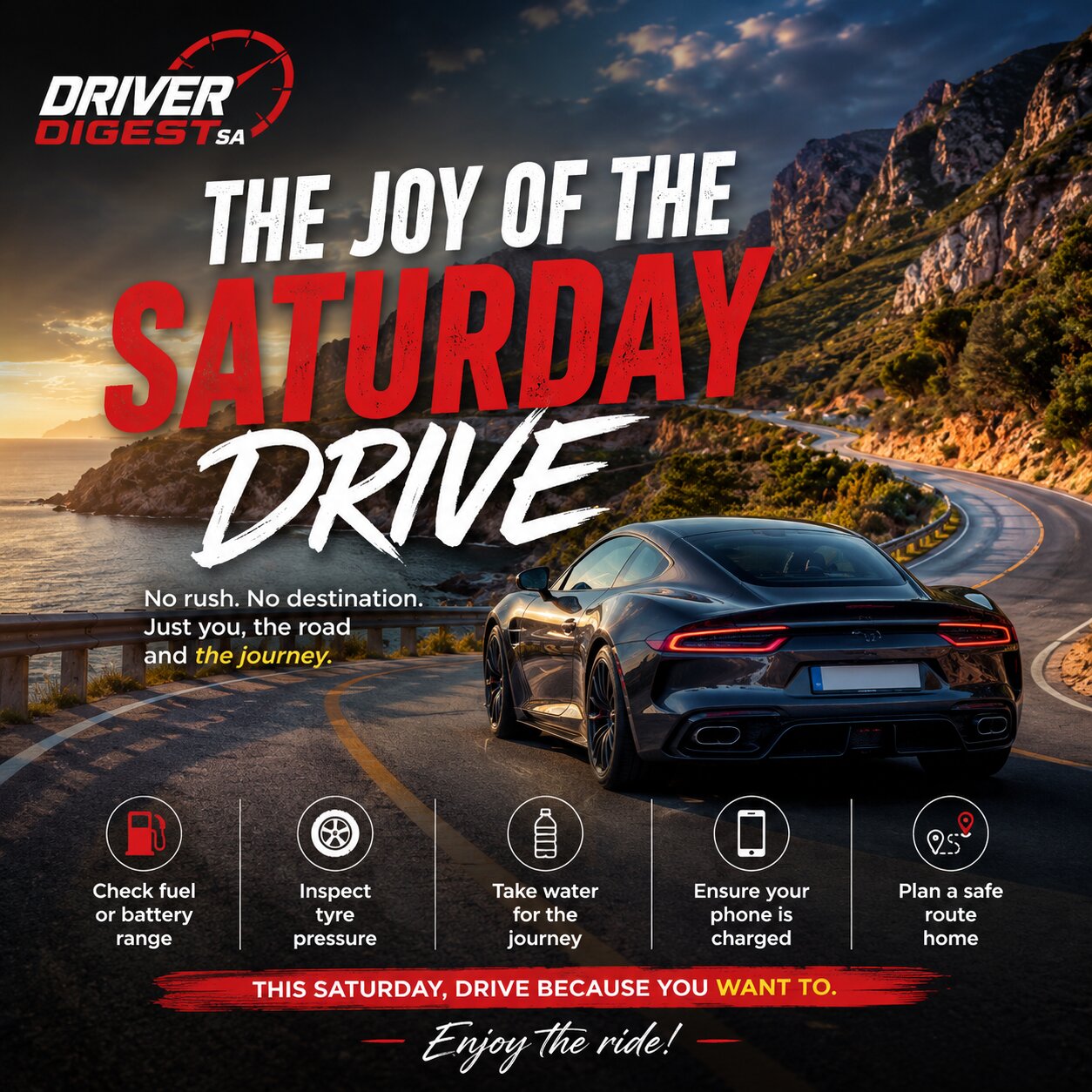 The Joy of the Saturday Drive