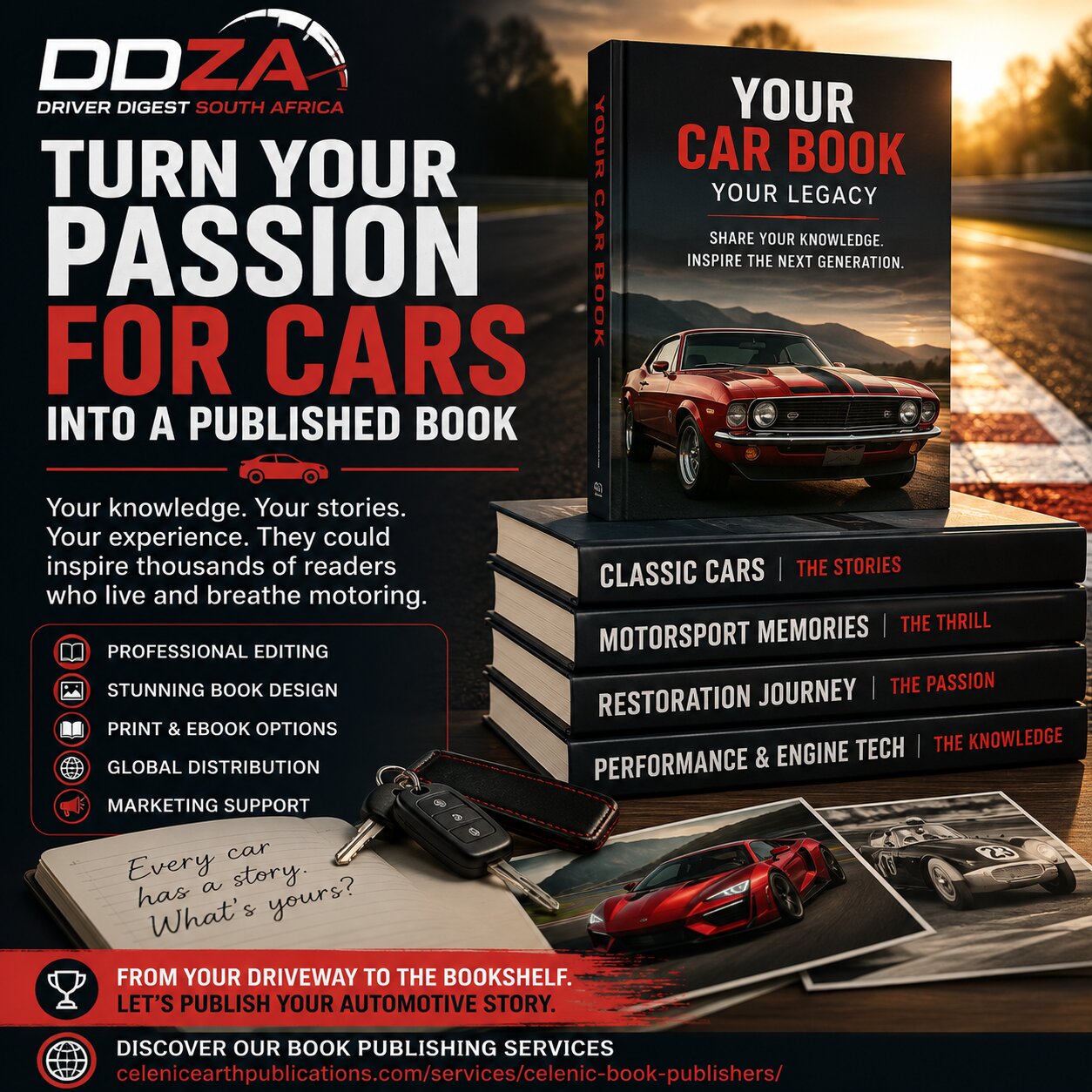 Turn Your Passion for Cars into a Published Book