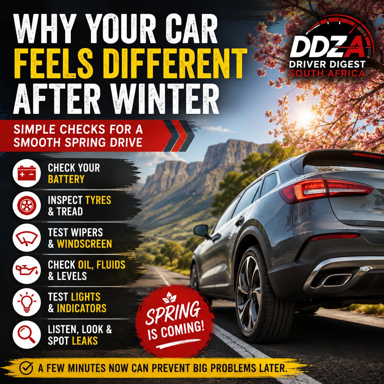Why Your Car Feels Different After Winter