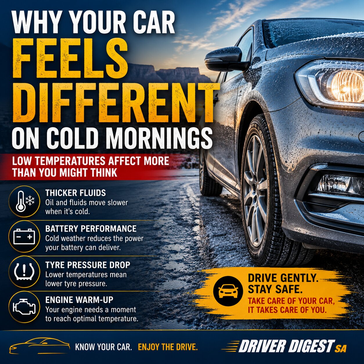 Why Your Car Feels Different on Cold Mornings