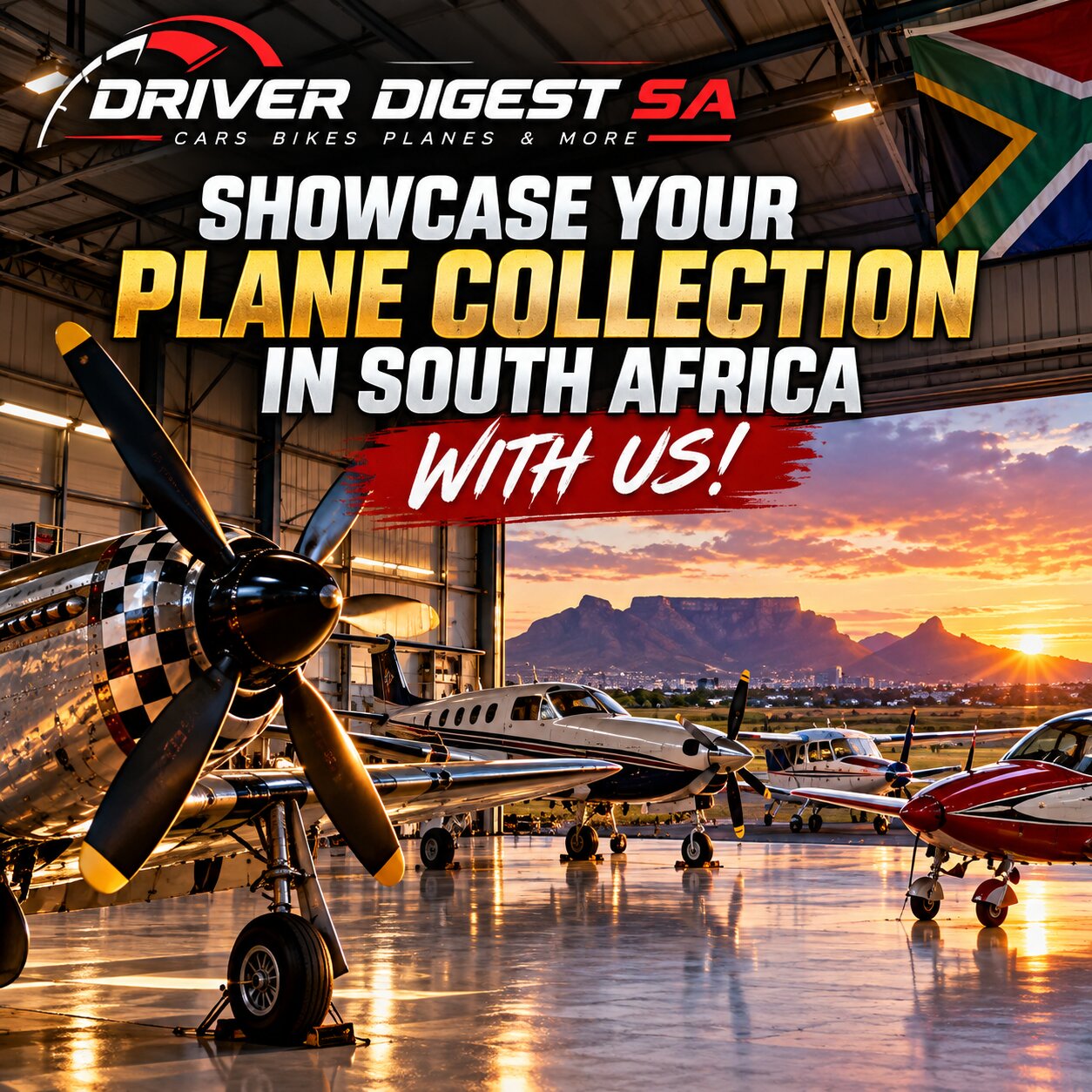 Showcase Your Plane Collection in South Africa with Driver Digest SA