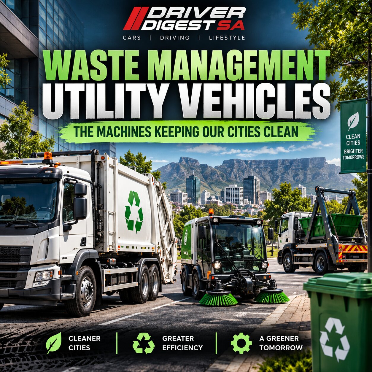 waste management utility vehicles