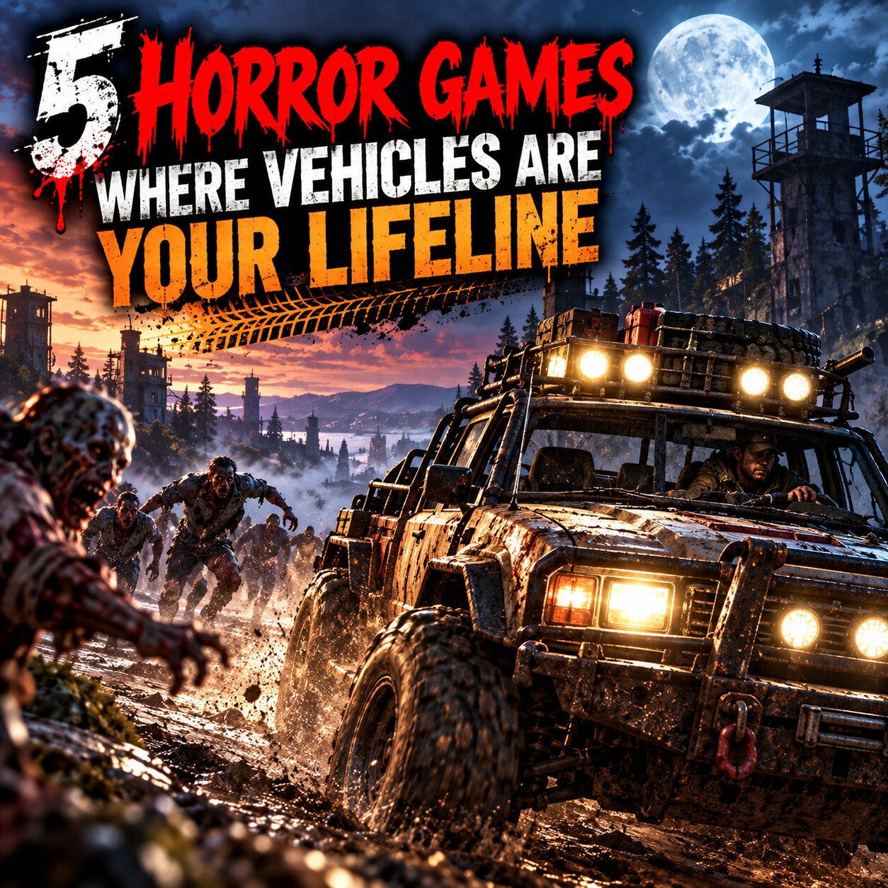 5 Horror Games Where Vehicles Are Your Lifeline