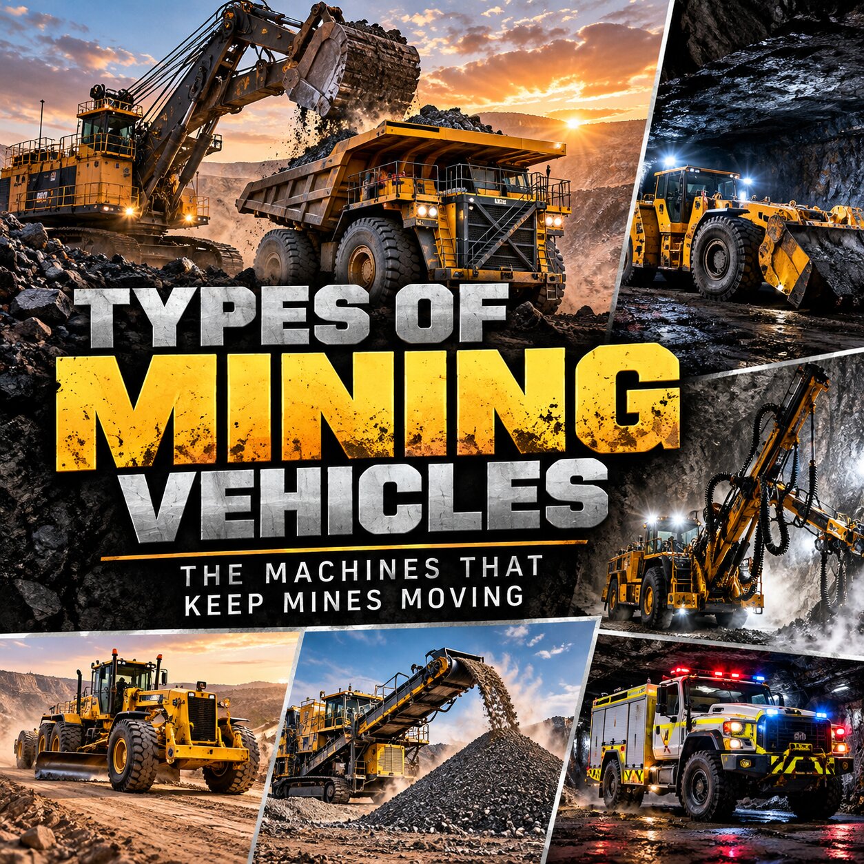 types of mining vehicles main